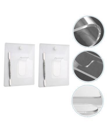 NOLITOY Acrylic Makeup Palette Set - 2pcs Handheld Mixing Trays for Blush Eyeshadow & Salon Use - Durable Stainless Steel Spatula Included - Buy Online on SooperMarket.com