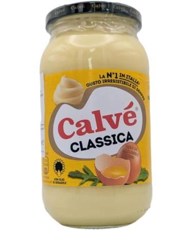 Calve Classica Mayonnaise La Maionese No.1 in Italy With Free Range Eggs 428g - Pack of 2 - Buy Online on SooperMarket.com