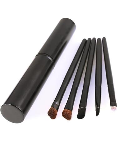 Healeved 5pcs Eyeshadow Brush with Case Eyeshadow Brush Kit Liner Brush for Eyes Blackriflecoffee - Buy Online on SooperMarket.com