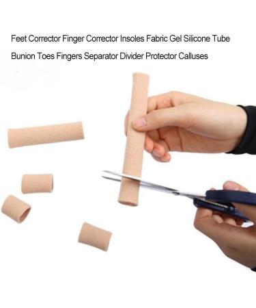 Dajidafu Fingers Corrector Silicone Tube Toe Cover Wear-resistance Long-lasting Toes Separator Convenience Safety Fine Workmanship 15 * 1.8cm 15*1.8cm - Buy Online on SooperMarket.com