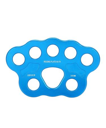 8 Holes Rigging Plate 36KN Paw Rigging Plate Rock Climbing Multi Anchor Point Connector Gear for Outdoor Climbing