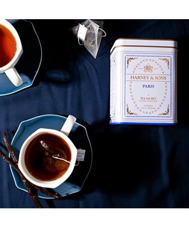 Harney & Sons Paris Tea - 20 Sachets (1.4 oz) | Premium Loose Leaf Tea - Buy Online on SooperMarket.com