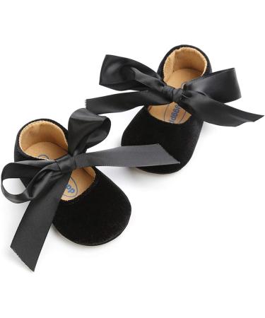 RVROVIC Infant Princess Sparkly Moccasins 12-18 Months - Black - Buy Online on SooperMarket.com