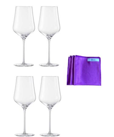 Dekomiro Set Sky Bordeaux Sensis Plus 4-piece set 518/21 with glass cleaning cloth