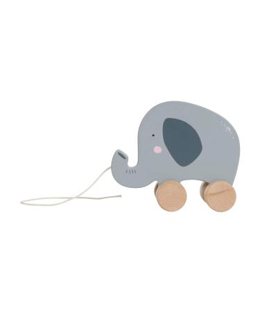Little Dutch 4450 Wooden Pull Along Animal - Elephant