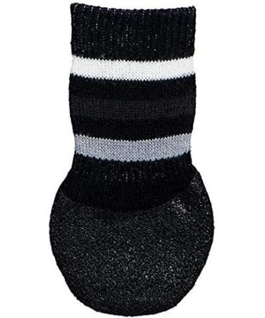 Trixie 19521 Anti-Slip Dog Socks - Black XS-S (Pack of 3) for Small Dogs | International Shipping Available - Buy Online on SooperMarket.com