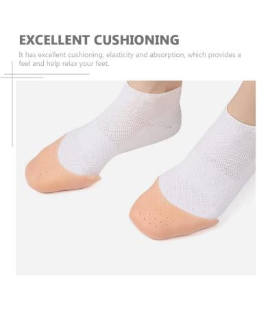 Healvian Shoe Crease Protector - 6Pcs Reusable Silicone Ballet Toe Pads for Women | Toe Protectors for Heels, Pointe Shoes, and Yoga Toes - Buy Online on SooperMarket.com