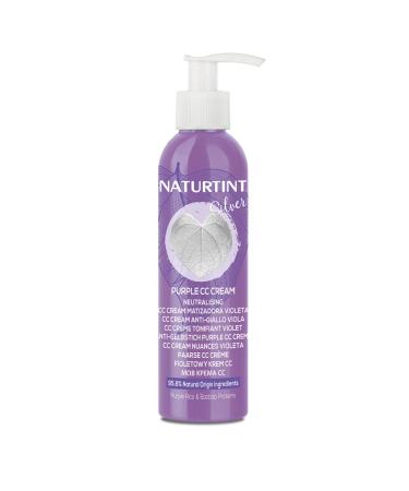 Natureint.No Rinse Violet Mattifying CC Cream |Eliminated undesirable yellow and copper tones in blond white and bleached hair |95.8% natural ingredients |200 ml