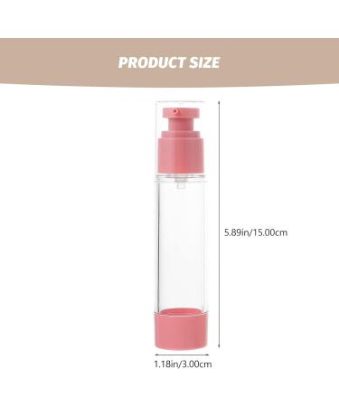 FRCOLOR Travel Shampoo Bottles - 3pcs Portable Lotion Press-Type Cosmetic Bottles for Travel - Buy Online on SooperMarket.com