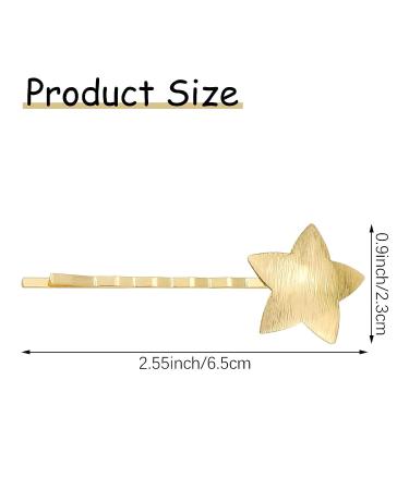 10 Pcs Star Hair Clips Wedding Bobby Pins - Non-Slip Metal Barrettes for Women and Girls - Buy Online on SooperMarket.com