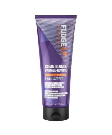 Fudge Professional Clean Blonde Damage Rewind Treatment Purple Toning Treatment for Blonde Hair 200 ml