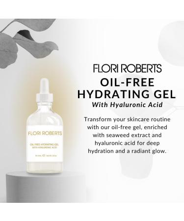 Flori Roberts Oil Free Hydrating Gel with Hyaluronic Acid Lightweight Moisturizer for All Skin Types | International Shipping - Buy Online on SooperMarket.com