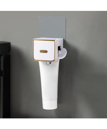 Ecoriendly Toothpaste Tube Squeezer Cream Tube Squeezer Wall-Mounted Toothpaste Dispenser for Toothpaste Cream Foam White - Buy Online on SooperMarket.com