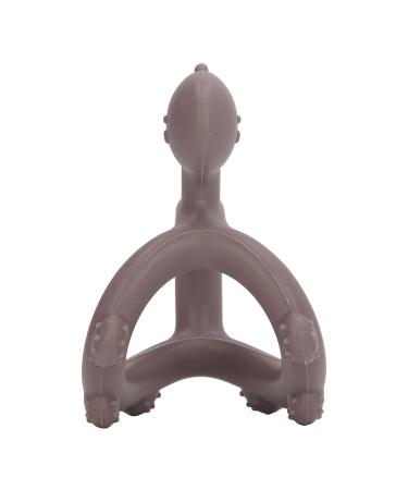 Baby Toddler Teethers Silicone Dinosaur Shape Teething Chew Toy for Newborn (Light Gray) - Buy Online on SooperMarket.com