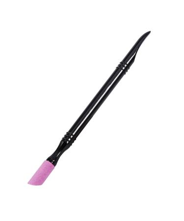 Pumice Stone Cuticle Nail Pusher Tool 12 1 1 New Nail Art Cuticle Remover Scrub Polish Quartz Pusher Stick Pen Manicure Pedicure Repair Tool