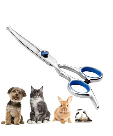 Dog Scissors Dog Hair Scissors Dog Grooming Scissors Stainless Steel Grooming Scissors Dog and Cat Safety Round Tip Grooming Scissors