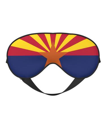 Arizona Flag Soft Sleep Eye Mask Female Breathable Eye Patch Perfect for Travel and Relaxation