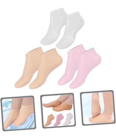 FOMIYES 6 Pairs Moisturizing Socks Hydrating Socks Moisturizing Lotion Feet Lotion Non Socks Aloe Socks Moisturizing Gel Socks Foot Care for Dry Cracked Feet Spa Socks for Women Foot Mask - Buy Online on SooperMarket.com