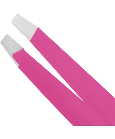 Tweezersmith Professional Slant Tip Tweezer for Effective Hair Plucking - Pink - Buy Online on SooperMarket.com