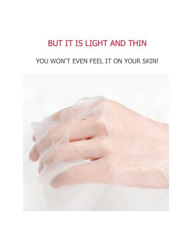 VENZEN Red Apple Skin Moisture Face Mask - Hyaluronic Acid 10 Pack (25g Each) | Refreshing Facial Care for Hydration & Replenishment - Buy Online on SooperMarket.com