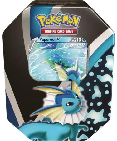 Eevee Evolutions Tin - Flareon V 9: Pokemon Trading Card Game Tin - Buy Online on SooperMarket.com