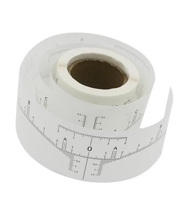 Didiseaon 1 Roll Disposable Ruler Stickers Reusable Eyebrow Ruler Brow Measurer Woman Tool Scale