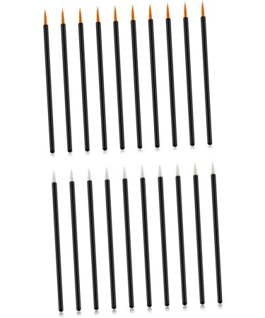 Mikinona 100pcs Eye Makeup Tools Cosmetics Brush 10X0.5X0.5cm White - Buy Online on SooperMarket.com
