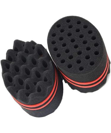 Dajidafu 2 Pieces Brush Barber Twist Sponge Hair Sponge Different Hairstyles Unlimited Use Moisture Resistance Brush for Kids - Buy Online on SooperMarket.com