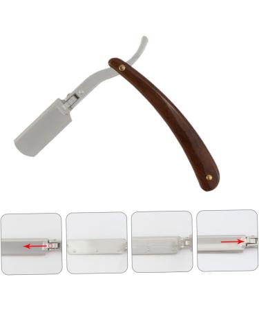 Angoily Stainless Steel Scissors & Razor for Men | Travel Barbershop Shaving Blades & Hair Scissors - Buy Online on SooperMarket.com
