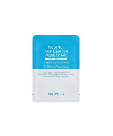 Waterfull Pure Essence Mask Sheet | 0.8 oz x 8 Pack | Moisture Facial Mask for Glowing Skin | International Shipping Available - Buy Online on SooperMarket.com