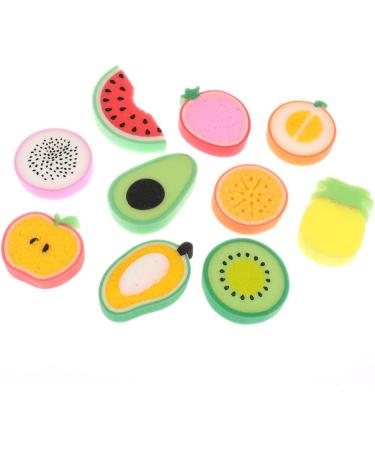 IYSHOUGONG Cute Fruit Shaped Bath Sponge - Ultra Soft Body Wash Sponge for Shower - Assorted Fruits Style 8 - Buy Online on SooperMarket.com