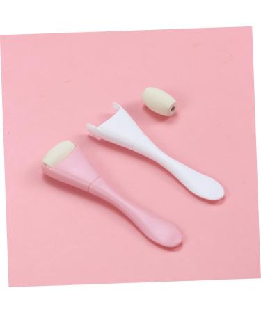 NOLITOY Oil Removal Roller Tool - Face Skin Oil Control & Absorbing Stick | Volcano Stone Massager - Pink Double Head Face Care Roller - Buy Online on SooperMarket.com