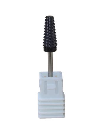 Nail Drill Bits 5 In 1 Nail Drill Bit Nail Polishing Bit for Nail Drill Cone Shape Manicure Drill Bit Cuticle Drill Bits for Nails Gel Polish Nail Art Tool 2.35mm