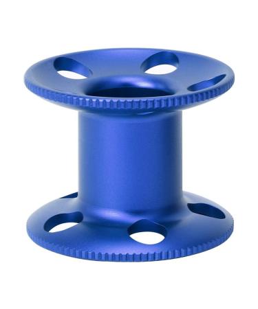 Aluminum Alloy Diving Reels, Lightweight Underwater Finger Spool Reel for Free Diving Snorkeling (Blue)