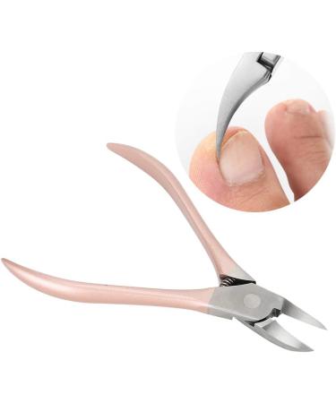 Stainless Steel Nail Clipper Stainless Steel Eagle Beak Rose Gold for Trimming Nails Built in Spring Nail Cutter Fingernail Toenail Clipper Pedicure Tool for Dead Skin (nail nail file - Buy Online on SooperMarket.com