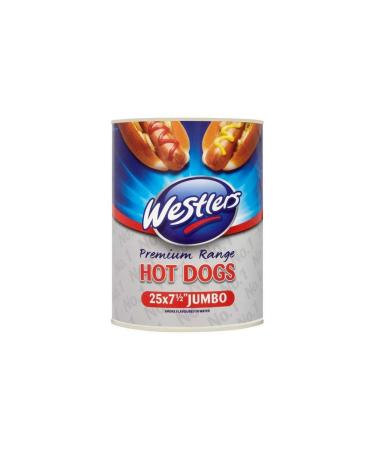 Westlers Premium Range 25 Jumbo Hot Dogs