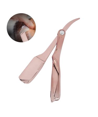 Men's Rose Gold Rasier Knife with Blade Holder | Professional Hairdresser Tool | Premium Quality Grooming for Men | Time-Saving & Versatile - Buy Online on SooperMarket.com