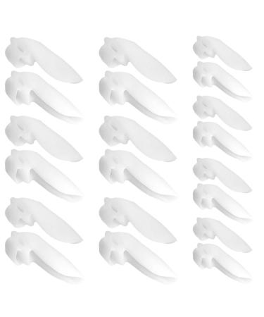 Big Toe Protector Toe Separator Reusable Average Size Comfortable Wear 10 Pairs for Foot Health Treatment