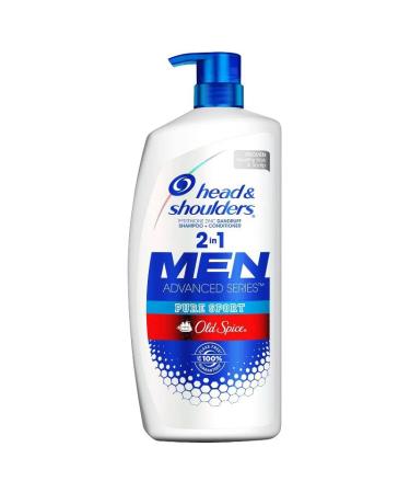 Head & Shoulders Old Spice Pure Sport Anti-Dandruff 2 in 1 Shampoo and Conditioner 31.4 Fl Oz