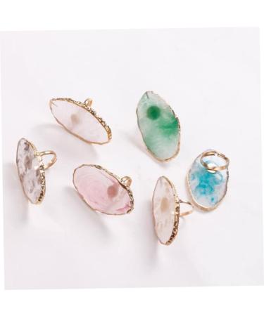 Nail Art Finger Ring Palette Polish Holder Color Mixing Plates Manicure Tools nail polish holder ring Pink - Buy Online on SooperMarket.com