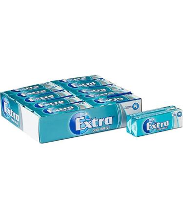 vapewaves Extra Chewing Gum Sugar Free Cool Breeze Flavour 30 Packs of 10 Pieces Cool Breeze 30 count (Pack of 1)
