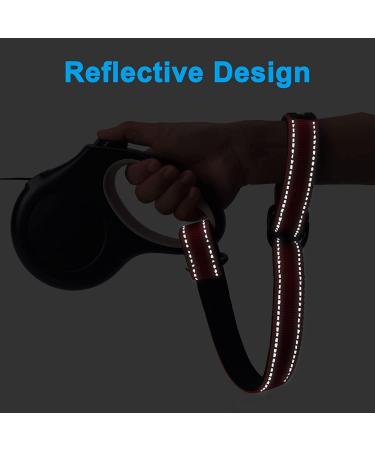 Petbonus Short Dog Leash & Safety Bracelet - Reflective Adjustable Soft Handle Extra Safety for Strollers - Blue & Pink 2-Piece Set - Buy Online on SooperMarket.com
