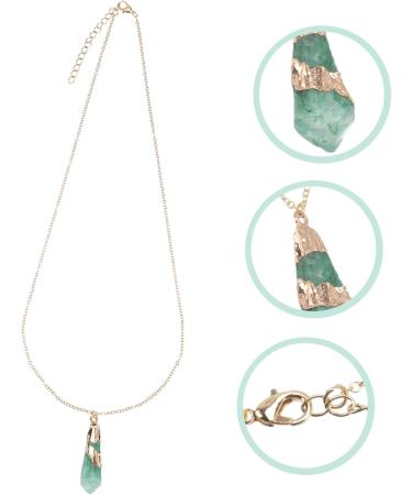KALLORY 1pc Crystal Rough Necklace Healing Crystal Necklace Clavicle Chain Neck Decoration Grace Miss Tennis - Buy Online on SooperMarket.com