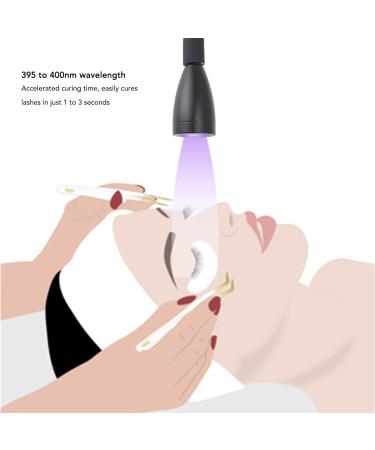 Quick Curing LED Light for Lash Extensions & Nail Manicures | Flexible & Fast International Shipping - Buy Online on SooperMarket.com