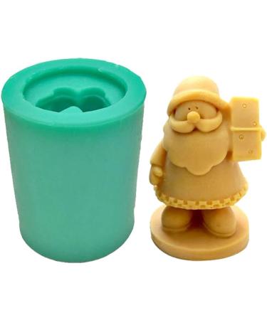 Christmas Silicone Candle Mold Santa Claus 3D Soap Mold Aroma Candle Plaster Mold Chocolate Mold Christmas Home Decor Santa Mold Silicone Chocolate Soap 3d S0098 - Buy Online on SooperMarket.com