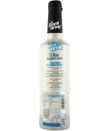 Royal Drink - Cane Sugar Syrup (700ml) - For Cocktails & Mocktails | Gluten Free | Made in Italy - Buy Online on SooperMarket.com