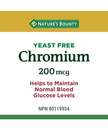 Nature's Bounty Cinnamon 500mg Pills and Herbal Health Supplement Helps Maintain Blood Sugar Levels 100 Capsules & Chromium Supplement Helps Metabolize Carbohydrates and Fats 200mcg 100 Tablets - Buy Online on SooperMarket.com