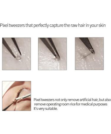 LUCANUS Pointed Ingrown Tweezers with Leather Case - Ultra Precision for Eyebrows and Ingrown Hair - Buy Online on SooperMarket.com