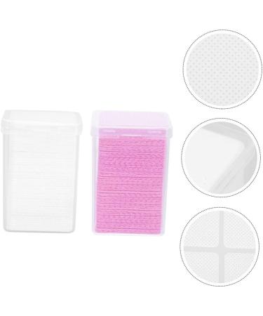 Buy Housoutil Eyelash Cleaning Pads - 2 Boxes Nail Polish Remover Wipes & Glue Wipers for Salon Supply | International Shipping Available - Buy Online on SooperMarket.com