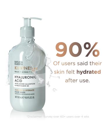 Baylis & Harding Hyaluronic Acid Hand Wash - Cleanse & Hydrate (16.9 oz) | International Shipping Available - Buy Online on SooperMarket.com